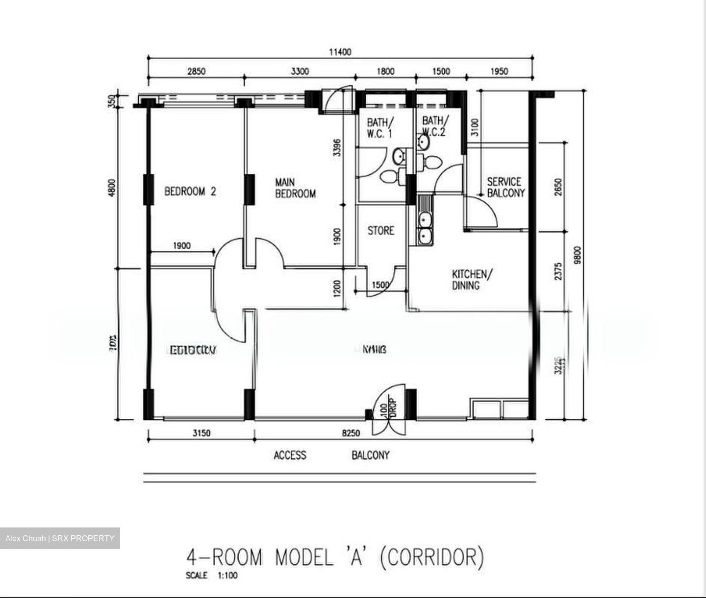 Blk 839 Woodlands Street 82 (Woodlands), HDB 4 Rooms #577121391
